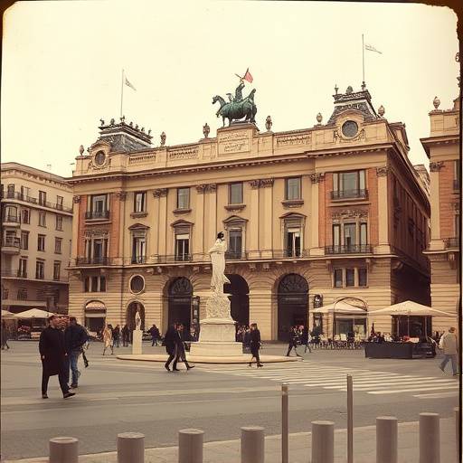 Fotografía antigua de la Puerta del Sol en Madrid, para el programa 'Historias de Madrid'