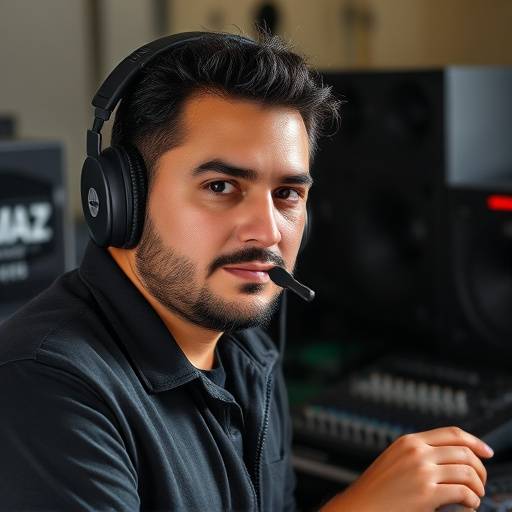 Fotografía de perfil de Carlos Gomez, Técnico de Sonido